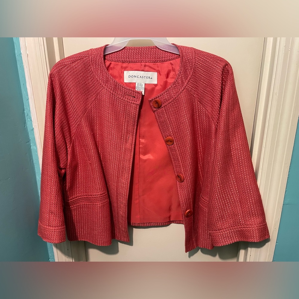 Don Caster Peach Blazer